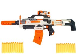 LEAN Toys Duży Pistolet na piankowe naboje do modyfikacji Złóż Sam