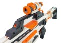 LEAN Toys Duży Pistolet na piankowe naboje do modyfikacji Złóż Sam