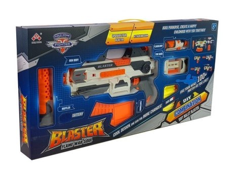 LEAN Toys Duży Pistolet na piankowe naboje do modyfikacji Złóż Sam LEAN Toys Duży Pistolet na piankowe naboje do modyfikacji Złóż Sam
