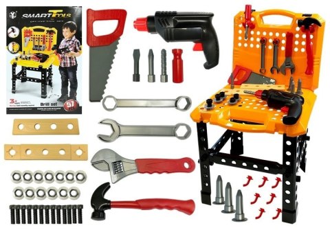 LEAN Toys Duży Zestaw Majsterkowicza rozkładany w Walizce LEAN Toys Duży Zestaw Majsterkowicza rozkładany w Walizce