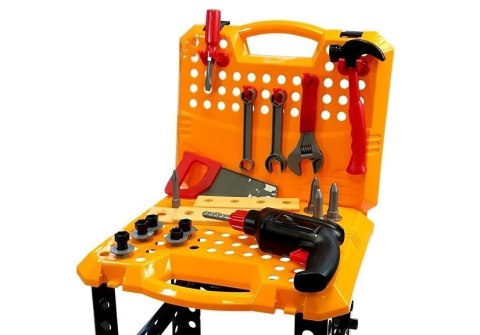 LEAN Toys Duży Zestaw Majsterkowicza rozkładany w Walizce LEAN Toys Duży Zestaw Majsterkowicza rozkładany w Walizce