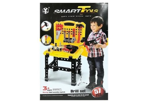 LEAN Toys Duży Zestaw Majsterkowicza rozkładany w Walizce LEAN Toys Duży Zestaw Majsterkowicza rozkładany w Walizce