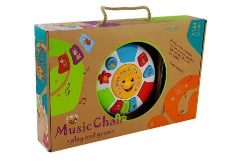 LEAN Toys Edukacyjny Stoliczek Dla Malucha Kształty Kolory LEAN Toys Edukacyjny Stoliczek Dla Malucha Kształty Kolory
