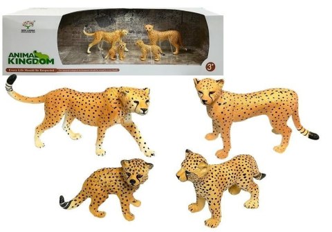 LEAN Toys Gepard Figurki Edukacyjne Dzikie Zwierzęta 4 Sztuki Sawanna LEAN Toys Gepard Figurki Edukacyjne Dzikie Zwierzęta 4 Sztuki Sawanna