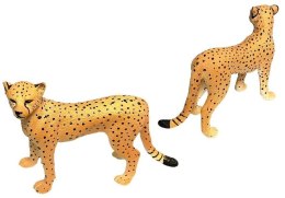LEAN Toys Gepard Figurki Edukacyjne Dzikie Zwierzęta 4 Sztuki Sawanna
