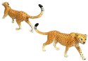LEAN Toys Gepard Figurki Edukacyjne Dzikie Zwierzęta 4 Sztuki Sawanna