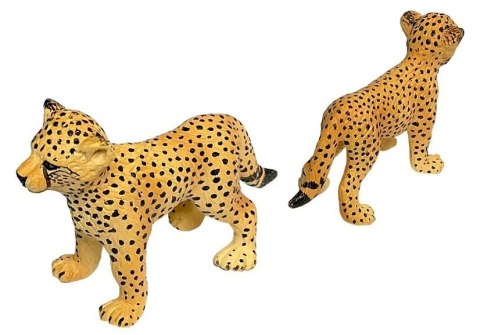 LEAN Toys Gepard Figurki Edukacyjne Dzikie Zwierzęta 4 Sztuki Sawanna LEAN Toys Gepard Figurki Edukacyjne Dzikie Zwierzęta 4 Sztuki Sawanna
