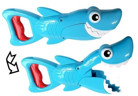 LEAN Toys Gra Kąpielowa Rekin Łowca Rybek Siatka Podbierak LEAN Toys Gra Kąpielowa Rekin Łowca Rybek Siatka Podbierak