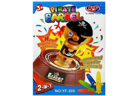 LEAN Toys Gra Ukłuj Pirata Wyskakujący Pirat LEAN Toys Gra Ukłuj Pirata Wyskakujący Pirat