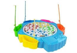 LEAN Toys Gra Zręcznościowa Łowienie Rybek 4 Wędki Niebieska