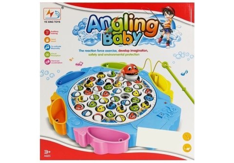 LEAN Toys Gra Zręcznościowa Łowienie Rybek 4 Wędki Niebieska LEAN Toys Gra Zręcznościowa Łowienie Rybek 4 Wędki Niebieska