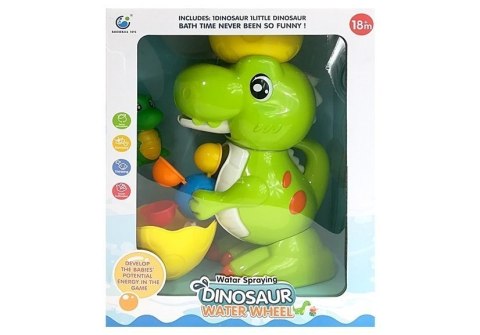 LEAN Toys Kąpielowy Dinozaur Młynek Tryskający Wodą LEAN Toys Kąpielowy Dinozaur Młynek Tryskający Wodą