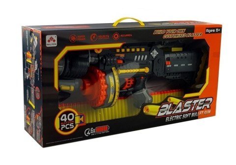 LEAN Toys Karabin Pistolet na Strzałki Piankowe z Tarczą LEAN Toys Karabin Pistolet na Strzałki Piankowe z Tarczą