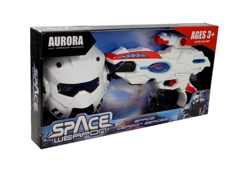 LEAN Toys Kosmiczny Pistolet Laserowy z Maską Space LEAN Toys Kosmiczny Pistolet Laserowy z Maską Space