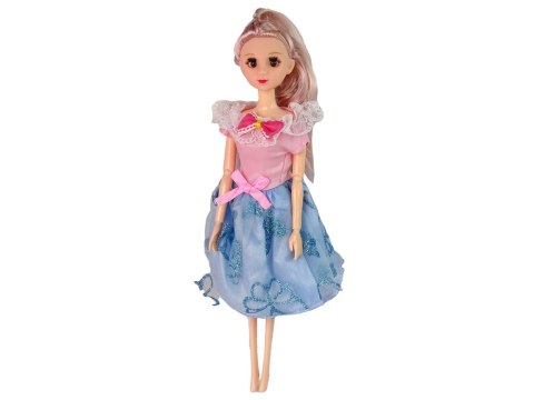 LEAN Toys Lalka z Ubrankami Garderobą Pokój Meble Szafa Łóżko Akcesoria LEAN Toys Lalka z Ubrankami Garderobą Pokój Meble Szafa Łóżko Akcesoria