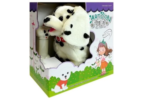 LEAN Toys Pies Dalmatyńczyk Smycz Sterowany Pilot Kość LEAN Toys Pies Dalmatyńczyk Smycz Sterowany Pilot Kość