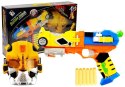 LEAN Toys Pistolet na Strzałki Piankowe Robot 2w1 Maska