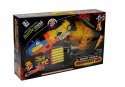 LEAN Toys Pistolet na Strzałki Piankowe Robot 2w1 Maska