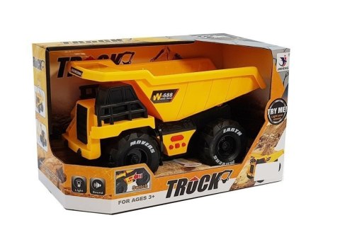 LEAN Toys Wywrotka ciężarówka żółta LEAN Toys Wywrotka ciężarówka żółta