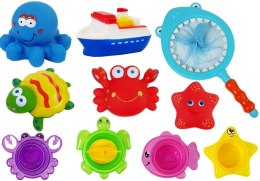 LEAN Toys Zabawki Do Kąpieli Siatka Podbierak Rozgwiazda Żółw
