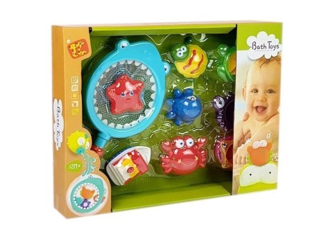 LEAN Toys Zabawki Do Kąpieli Siatka Podbierak Rozgwiazda Żółw LEAN Toys Zabawki Do Kąpieli Siatka Podbierak Rozgwiazda Żółw