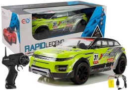 LEAN Toys Zdalnie sterowane Autko Rajdowe 1:10 Zielone R/C
