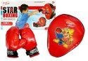 LEAN Toys Zestaw Bokserski Rękawice Tarcza Sporty Walki
