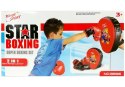 LEAN Toys Zestaw Bokserski Rękawice Tarcza Sporty Walki