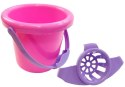 LEAN Toys Zestaw Do Sprzątania Na Wózku Odkurzacz Różowy