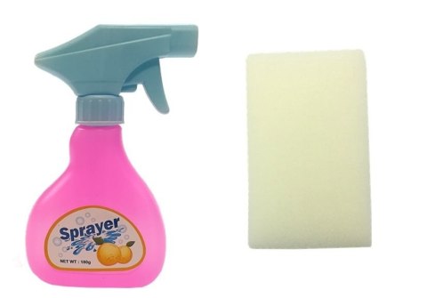 LEAN Toys Zestaw Do Sprzątania Na Wózku Odkurzacz Różowy LEAN Toys Zestaw Do Sprzątania Na Wózku Odkurzacz Różowy