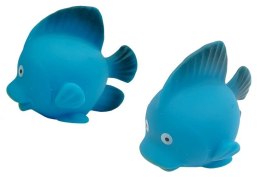 LEAN Toys Zestaw Gumowych Rybek do Kąpieli Strzelają Wodą