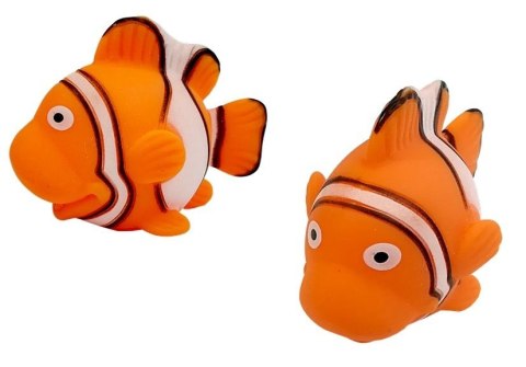 LEAN Toys Zestaw Gumowych Rybek do Kąpieli Strzelają Wodą LEAN Toys Zestaw Gumowych Rybek do Kąpieli Strzelają Wodą