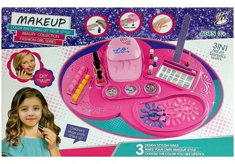 LEAN Toys Zestaw Kosmetyczki do Paznokci Suszarka, Lakiery LEAN Toys Zestaw Kosmetyczki do Paznokci Suszarka, Lakiery