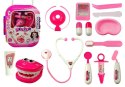 LEAN Toys Zestaw Lekarski w Walizce Stetoskop Lusterko Biały