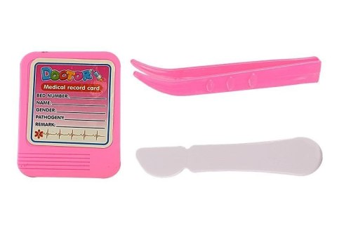 LEAN Toys Zestaw Lekarski w Walizce Stetoskop Lusterko Biały LEAN Toys Zestaw Lekarski w Walizce Stetoskop Lusterko Biały