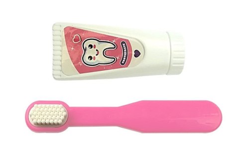LEAN Toys Zestaw Lekarski w Walizce Stetoskop Lusterko Biały LEAN Toys Zestaw Lekarski w Walizce Stetoskop Lusterko Biały