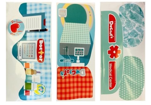 LEAN Toys Zestaw Lekarski w Walizce na Kółkach LEAN Toys Zestaw Lekarski w Walizce na Kółkach