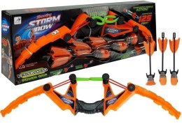 LEAN Toys Zestaw Łuk 3 Strzały Sportowy Pomarańczowy 58 cm