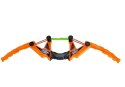LEAN Toys Zestaw Łuk 3 Strzały Sportowy Pomarańczowy 58 cm