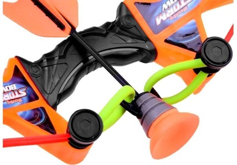 LEAN Toys Zestaw Łuk 3 Strzały Sportowy Pomarańczowy 58 cm LEAN Toys Zestaw Łuk 3 Strzały Sportowy Pomarańczowy 58 cm