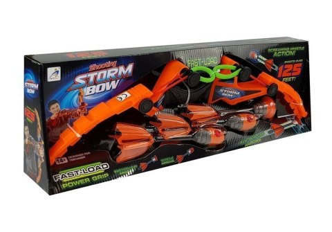 LEAN Toys Zestaw Łuk 3 Strzały Sportowy Pomarańczowy 58 cm LEAN Toys Zestaw Łuk 3 Strzały Sportowy Pomarańczowy 58 cm