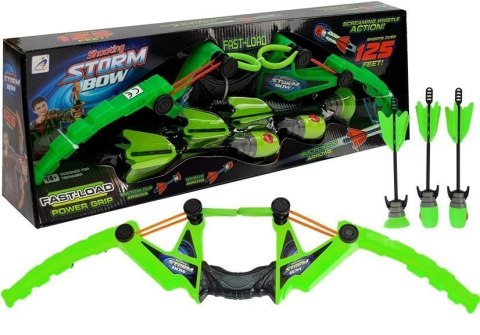 LEAN Toys Zestaw Łuk 3 Strzały Sportowy Zielony 58 cm LEAN Toys Zestaw Łuk 3 Strzały Sportowy Zielony 58 cm