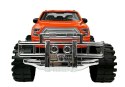 LEAN Toys Zestaw Pojazdów Pomarańczowy Monster Truck Czerwone BMW Laweta 58 cm