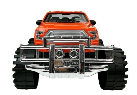 LEAN Toys Zestaw Pojazdów Pomarańczowy Monster Truck Czerwone BMW Laweta 58 cm LEAN Toys Zestaw Pojazdów Pomarańczowy Monster Truck Czerwone BMW Laweta 58 cm
