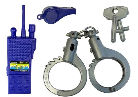 LEAN Toys Zestaw Policyjny Karabin Odgłosy Strzelania Naciąg LEAN Toys Zestaw Policyjny Karabin Odgłosy Strzelania Naciąg