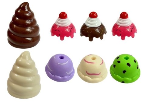 LEAN Toys Zestaw Słodkości do Zabawy w Cukiernię Ciasto Lody LEAN Toys Zestaw Słodkości do Zabawy w Cukiernię Ciasto Lody