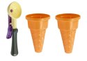 LEAN Toys Zestaw Słodkości do Zabawy w Cukiernię Ciasto Lody