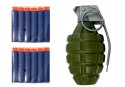 LEAN Toys Zestaw Wojskowy Pistolet Odgłosy Strzelania Naciąg