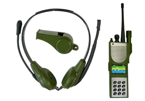 LEAN Toys Zestaw Wojskowy Pistolet Odgłosy Strzelania Naciąg LEAN Toys Zestaw Wojskowy Pistolet Odgłosy Strzelania Naciąg
