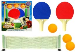 LEAN Toys Zestaw do Tenisa Stołowego Paletki Siatka Piłeczki